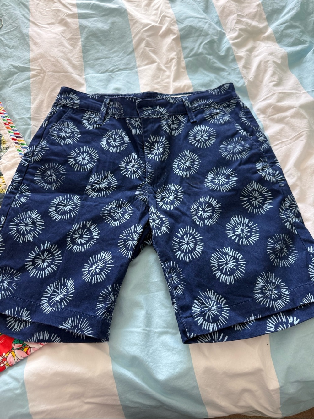 Men's Navy AG Board or Casual Shorts